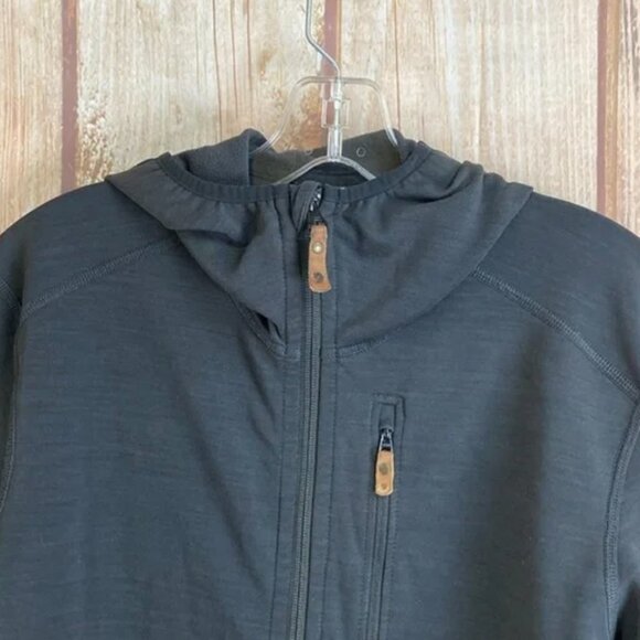 EUC Fjallraven Keb Fleece Hoodie M Navy Blue - Picture 6 of 12